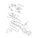 Whirlpool ED5FHGXKT03 motor and ice container parts diagram