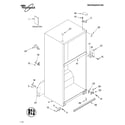 Whirlpool ET1CHMXKT08 cabinet parts diagram