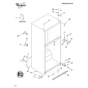 Whirlpool ET8RHMXKT04 cabinet parts diagram
