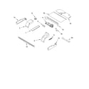 Whirlpool GBD307PDB09 top venting parts, optional parts diagram