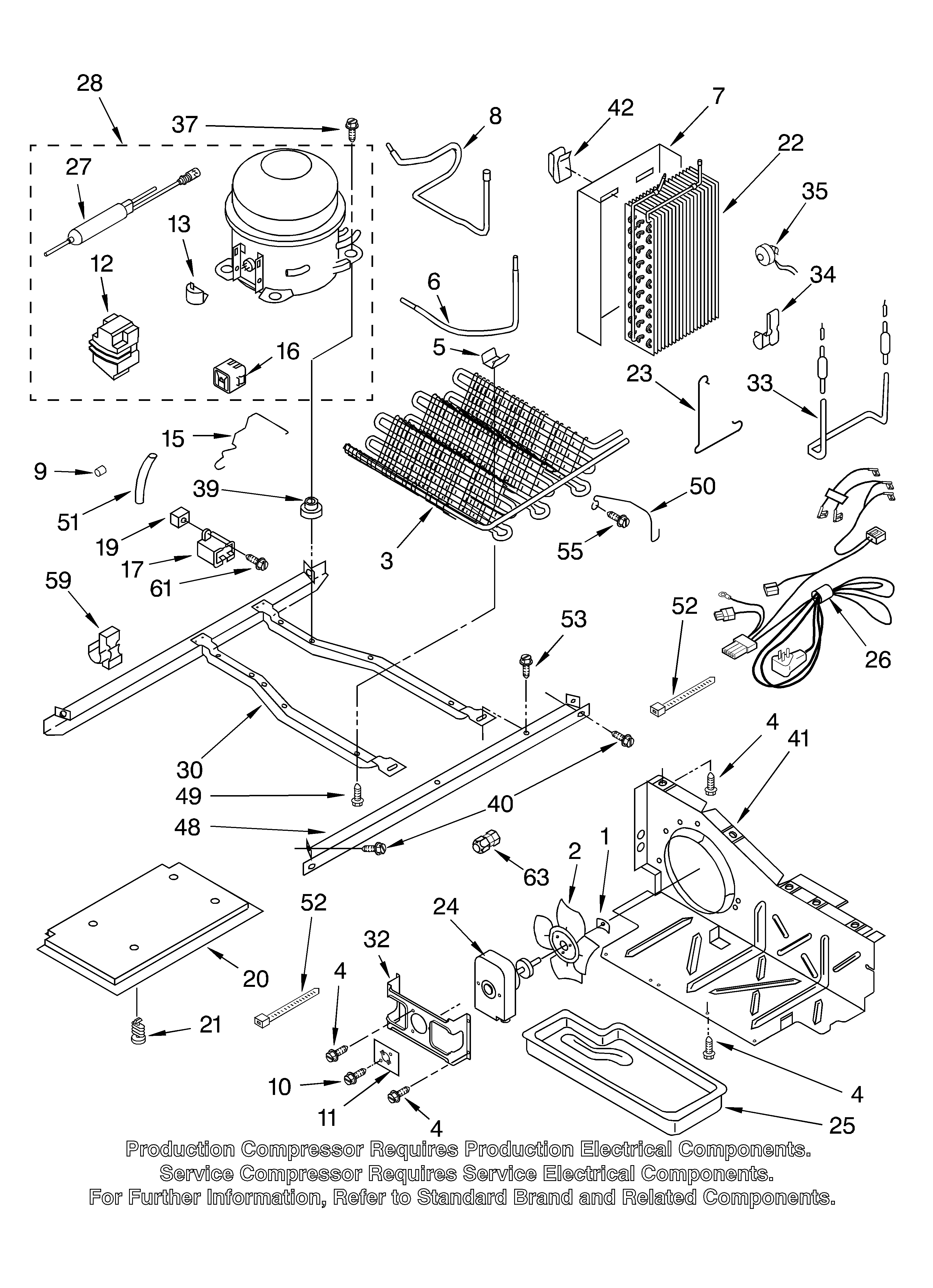 Whirlpool GD5PHAXLB01 unit parts diagram