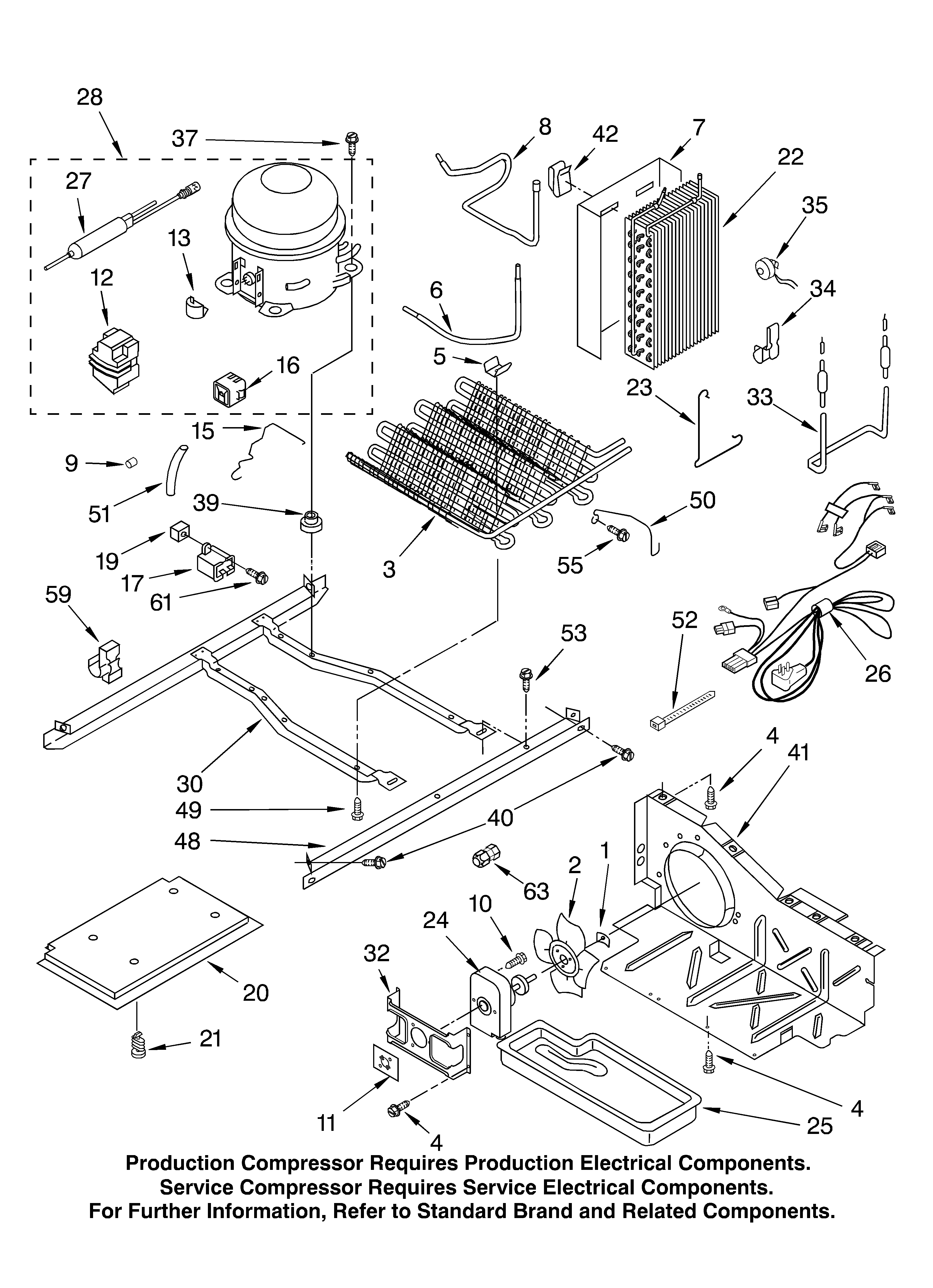 KitchenAid KSRS27ILSS02 unit parts diagram