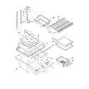KitchenAid KTRP22EKBL02 shelf parts diagram