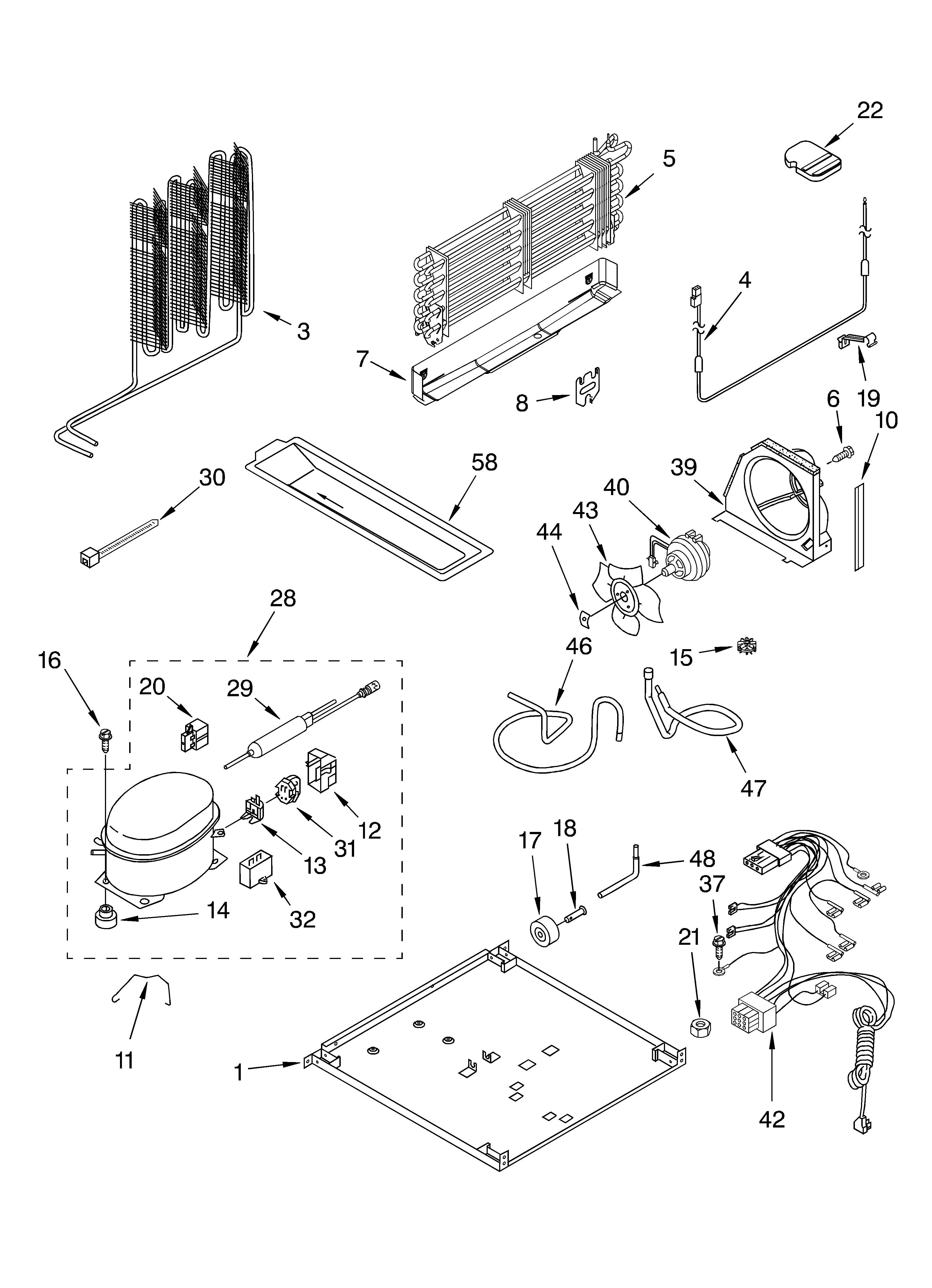 KitchenAid KTRP22EKSS02 unit parts diagram