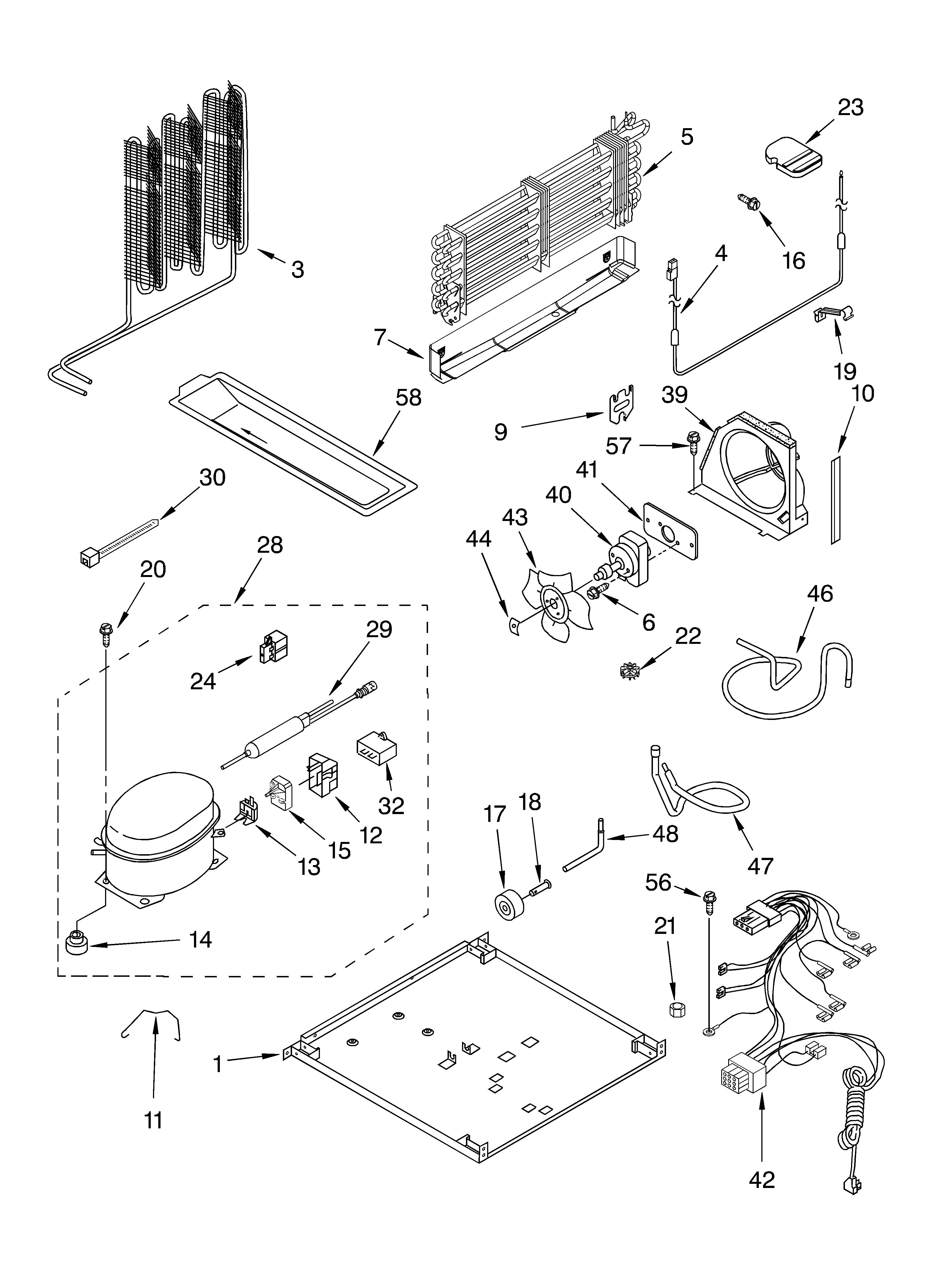 Roper RT21LMXKQ08 unit parts diagram
