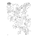 KitchenAid KBMC147HWH03 cabinet and stirrer parts diagram