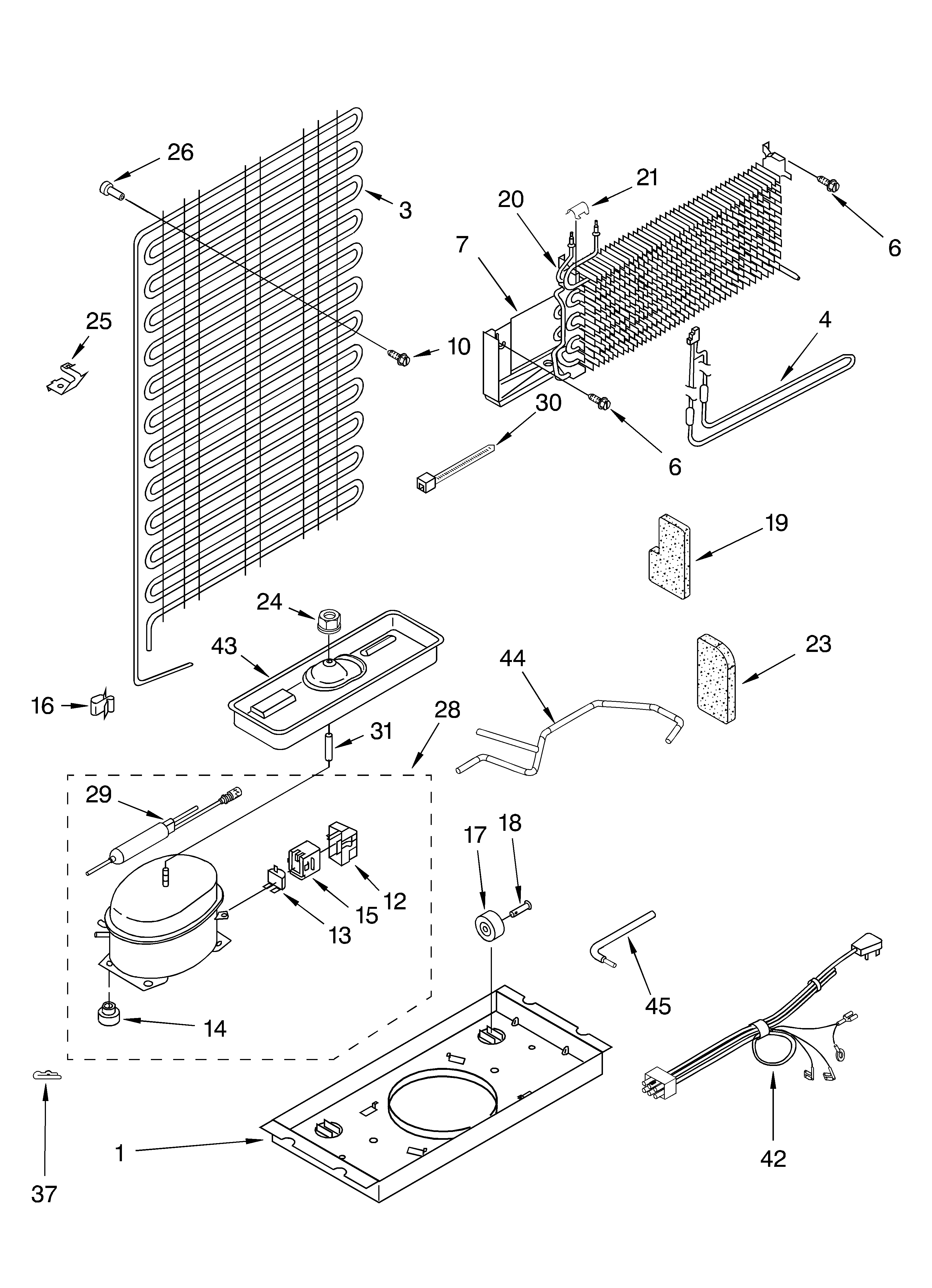Kirkland ST14CKXKQ02 unit parts diagram