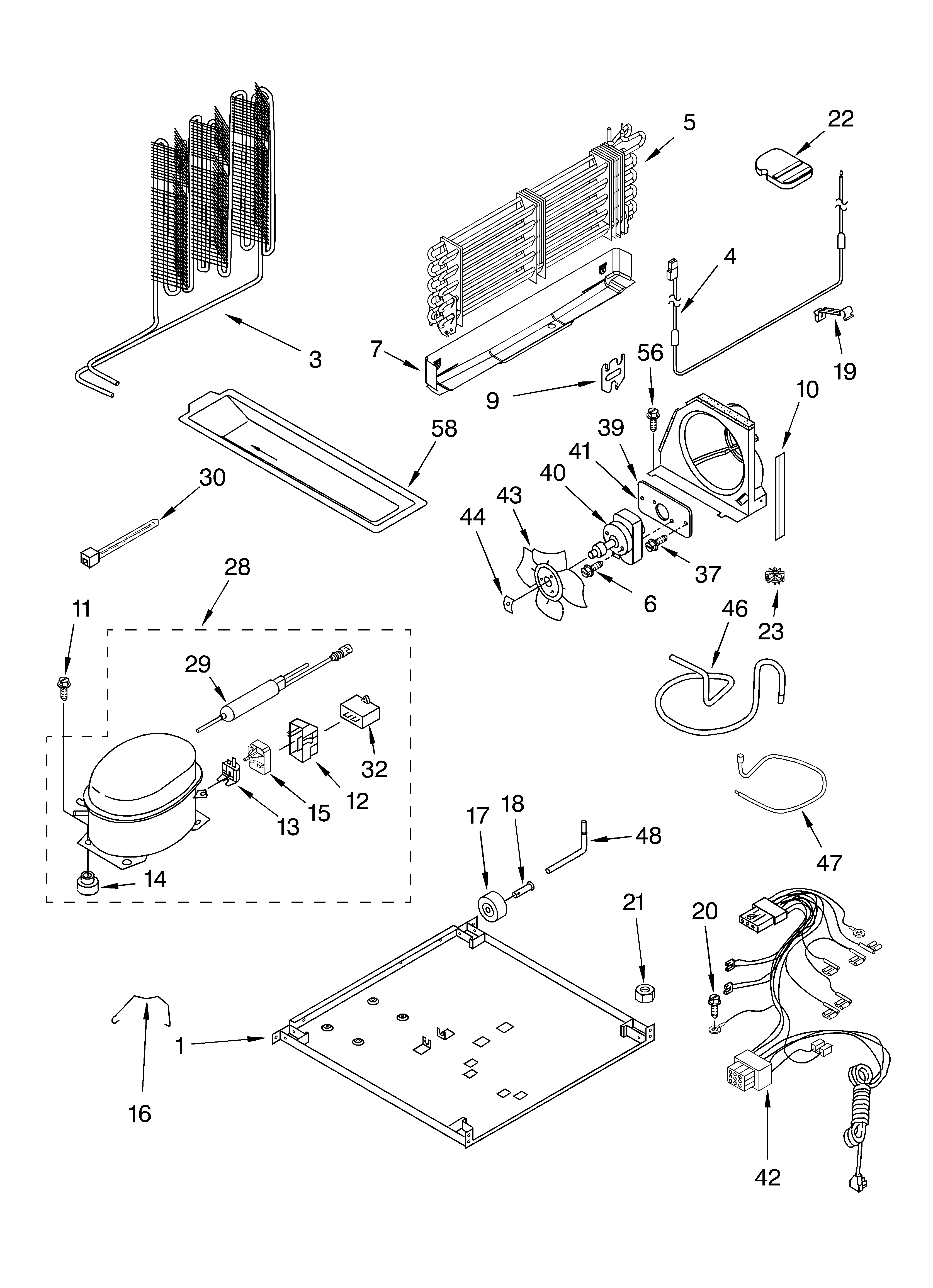 Estate TT21AKXKT03 unit parts diagram