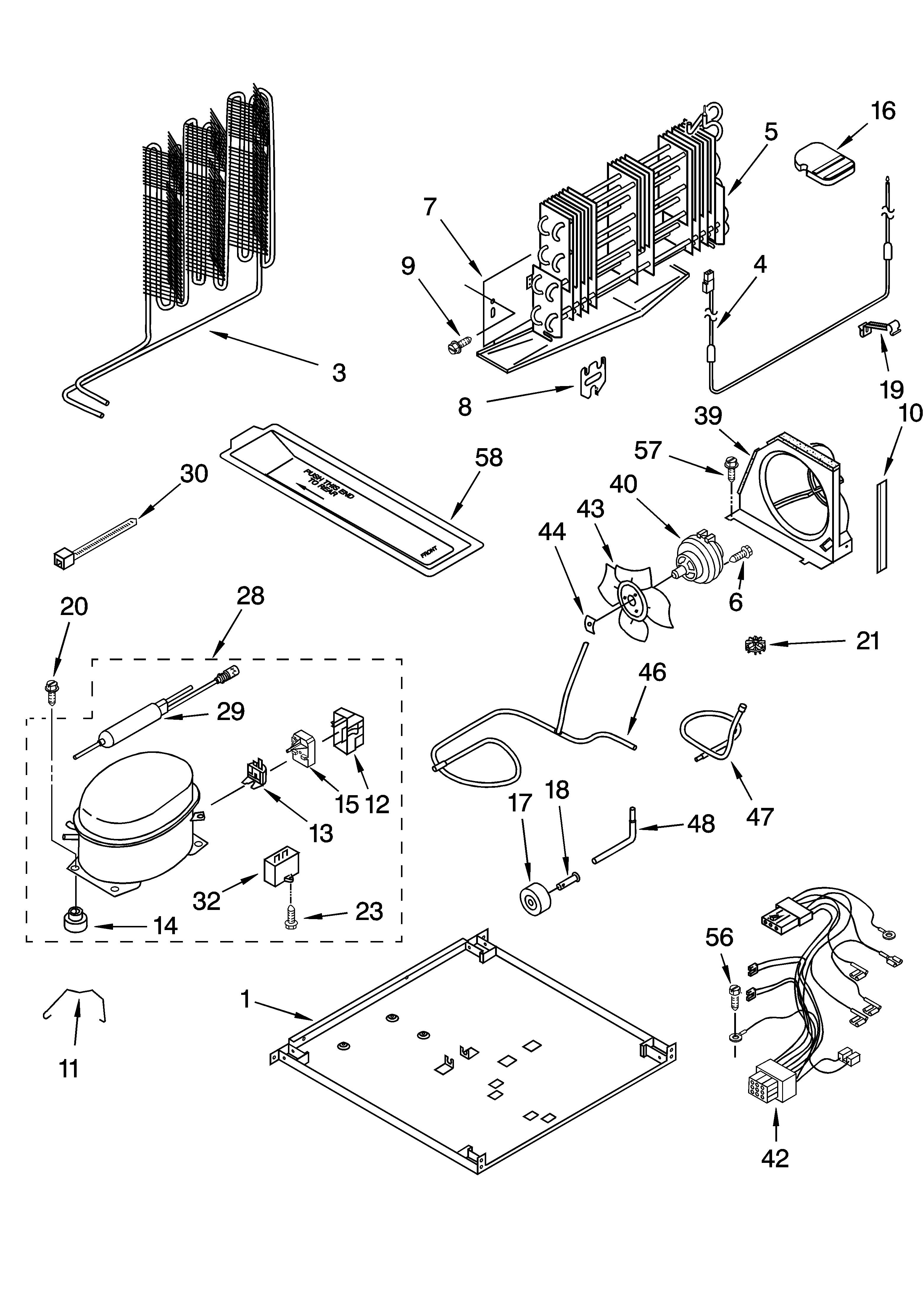 Whirlpool 5VET1DTKLQ02 unit parts diagram