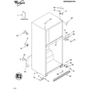 Whirlpool ET1FTEXMT00 cabinet parts diagram