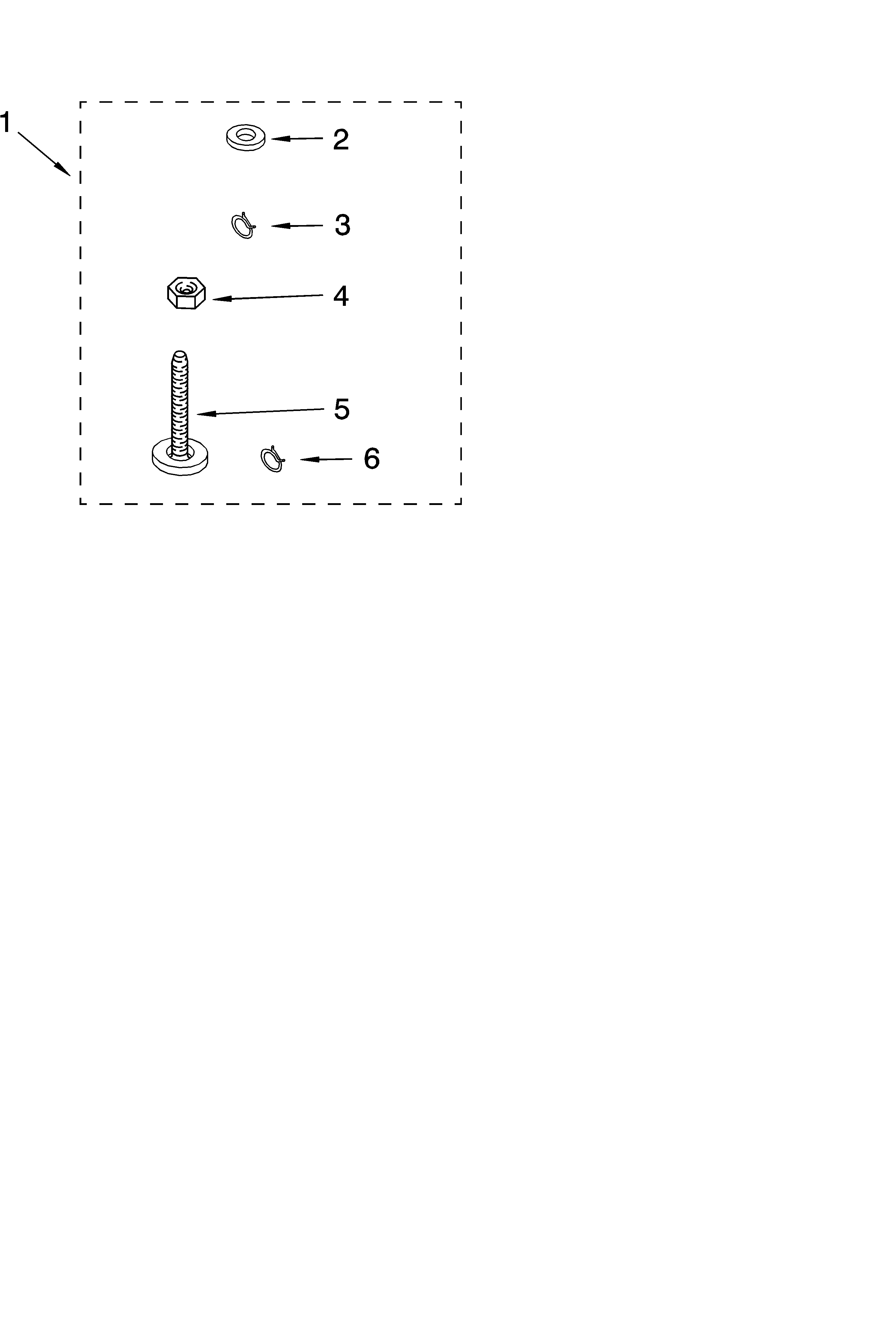 Roper RAS8244KQ1 miscellaneous parts optional parts (not included) diagram