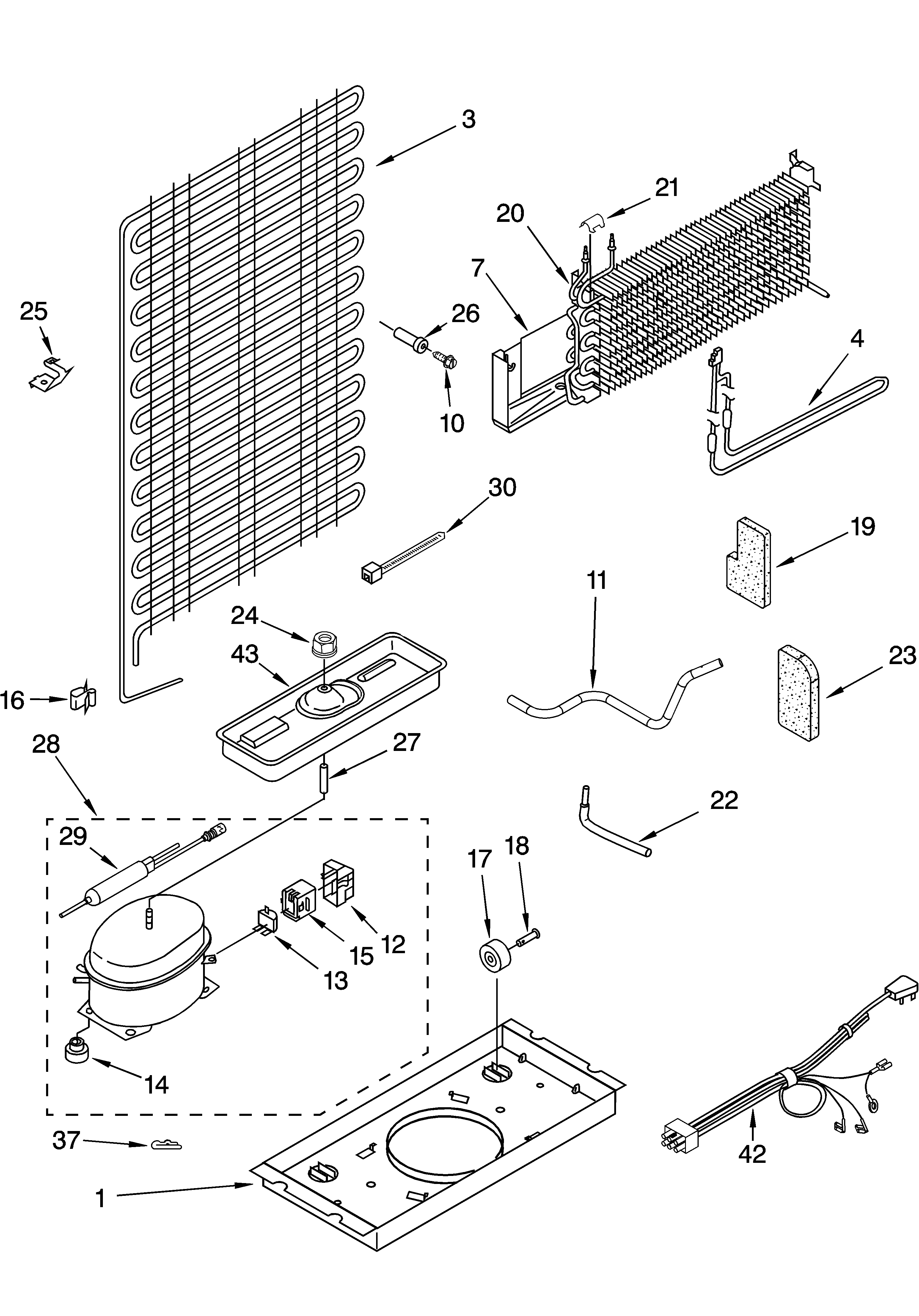 Estate TT14DKXKQ03 unit parts diagram