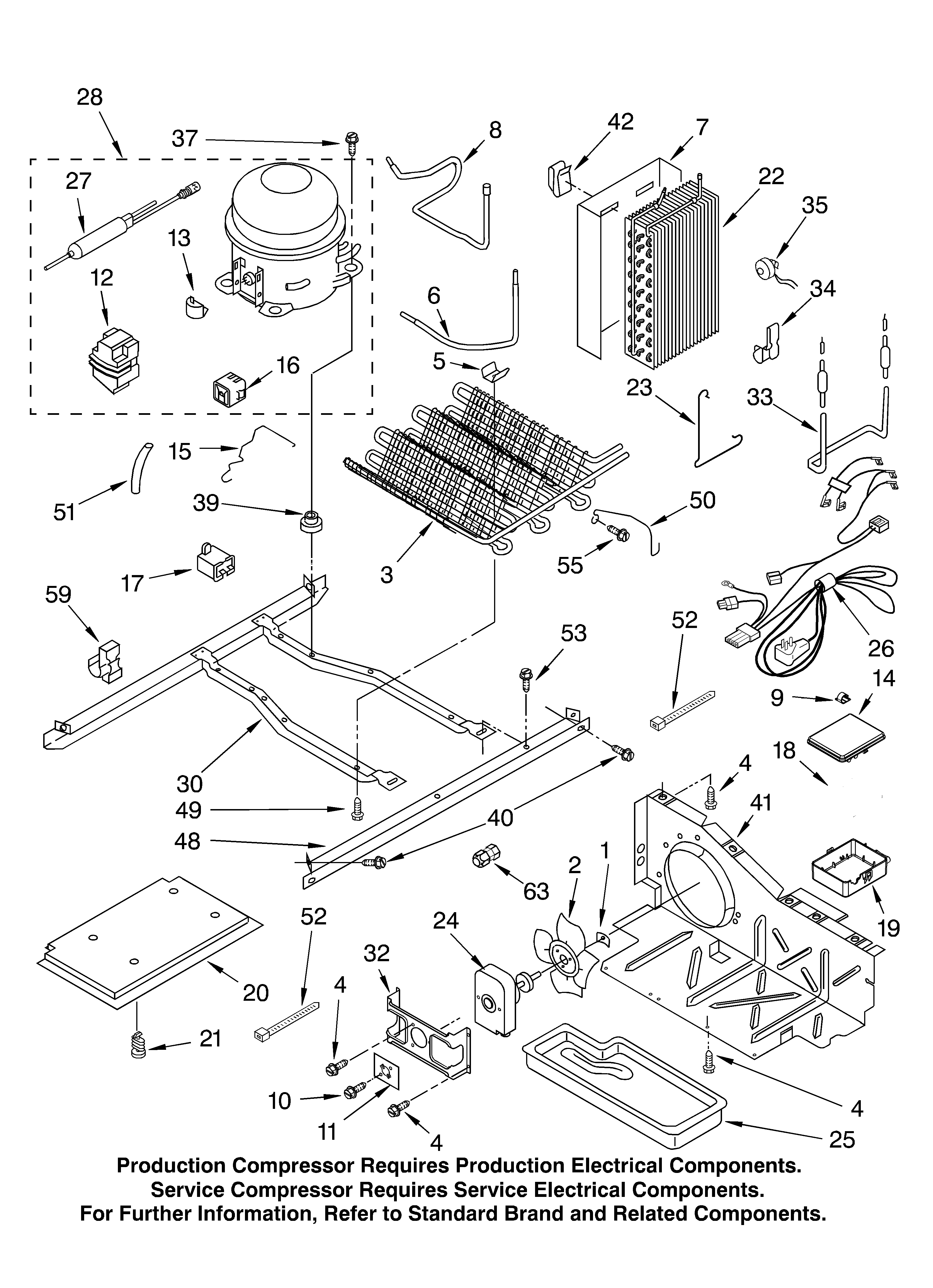 Whirlpool 7GS6SHEXMQ00 unit parts diagram