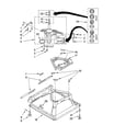 Whirlpool 7MLSR5132JQ5 machine base parts diagram