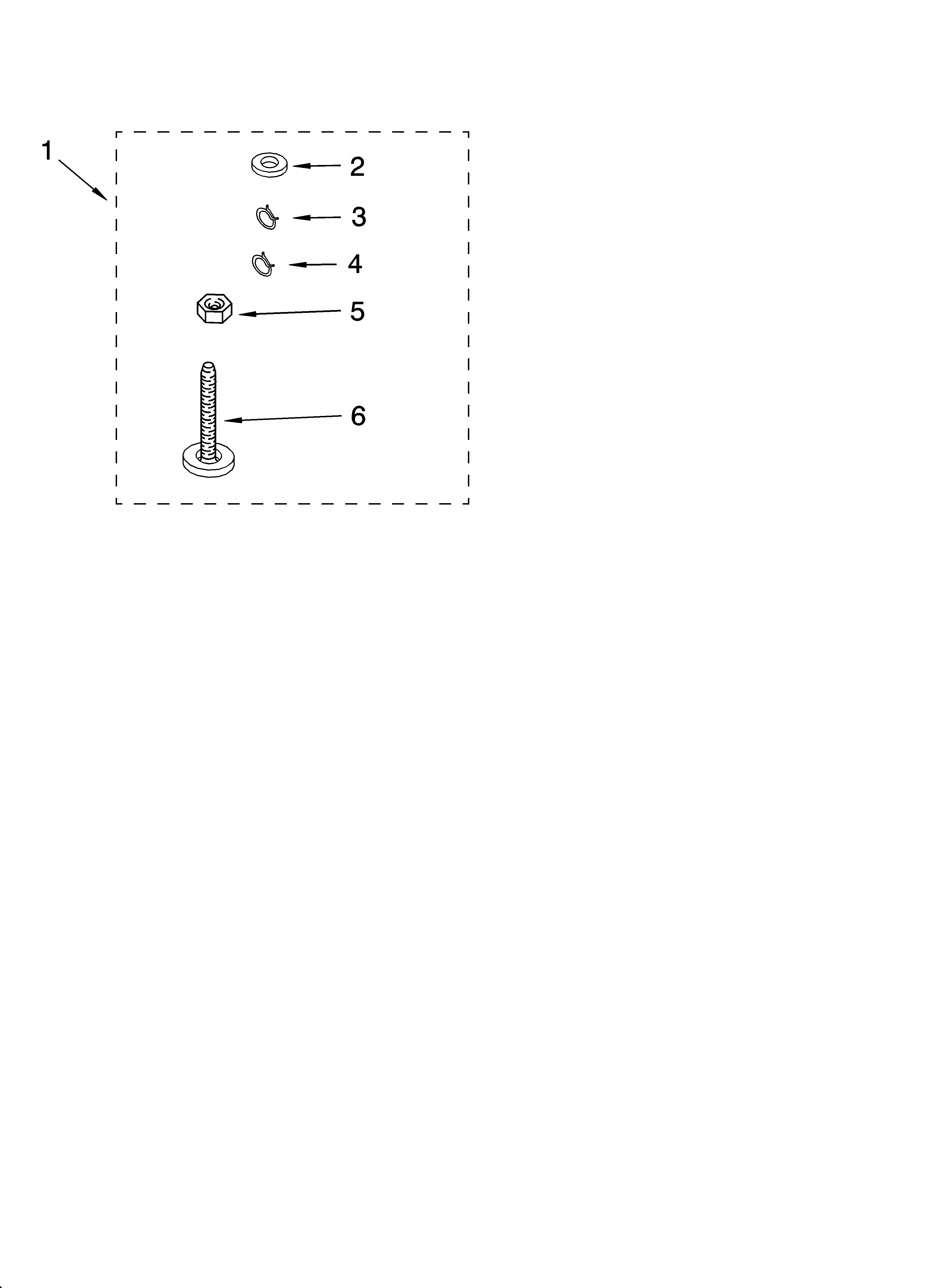 Whirlpool 7MLSR7533JT6 miscellaneous parts optional parts (not included) diagram