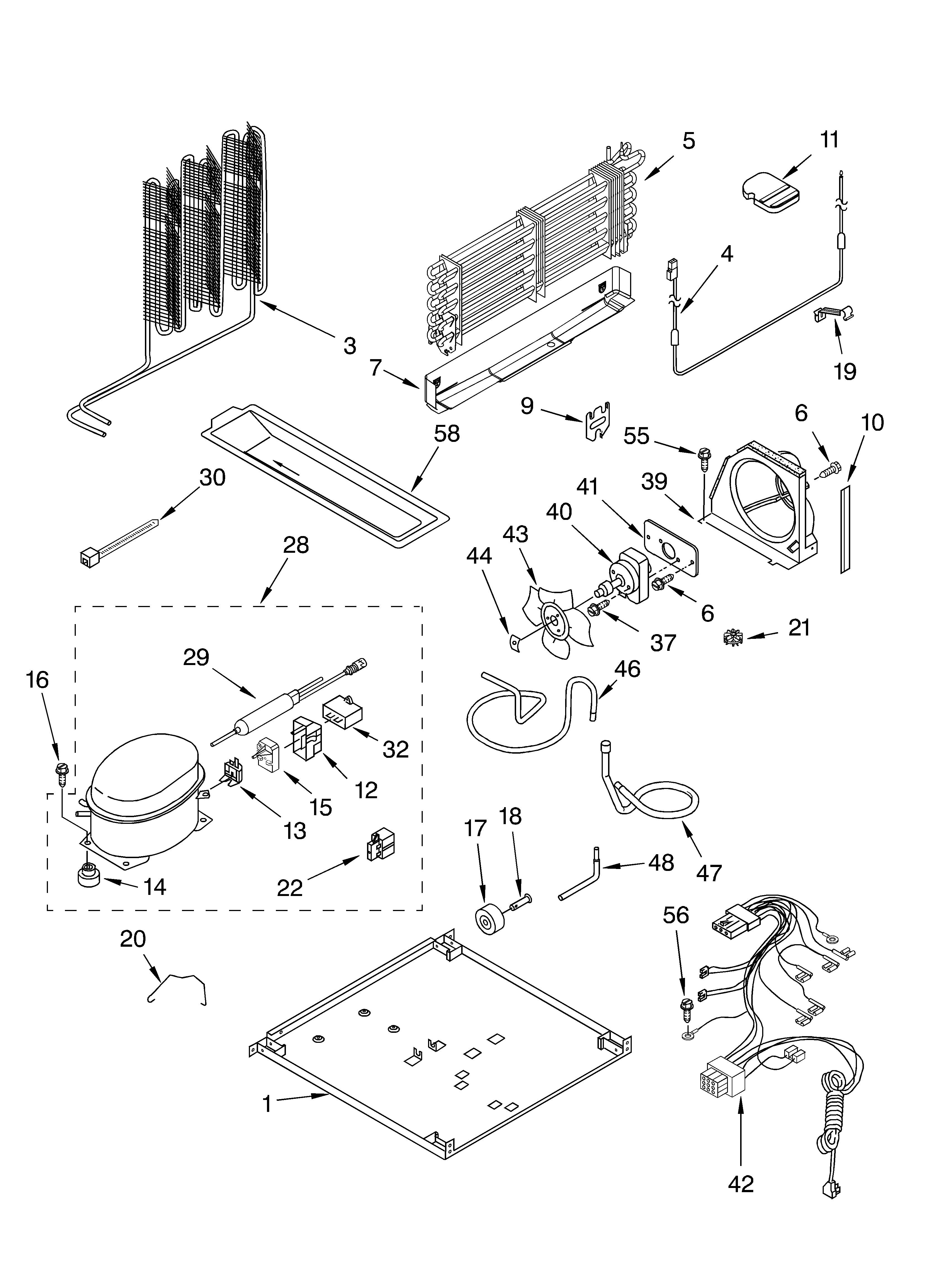 Whirlpool ET8WTEXMT00 unit parts diagram