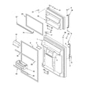 Whirlpool ET9FHTXMQ00 door parts diagram