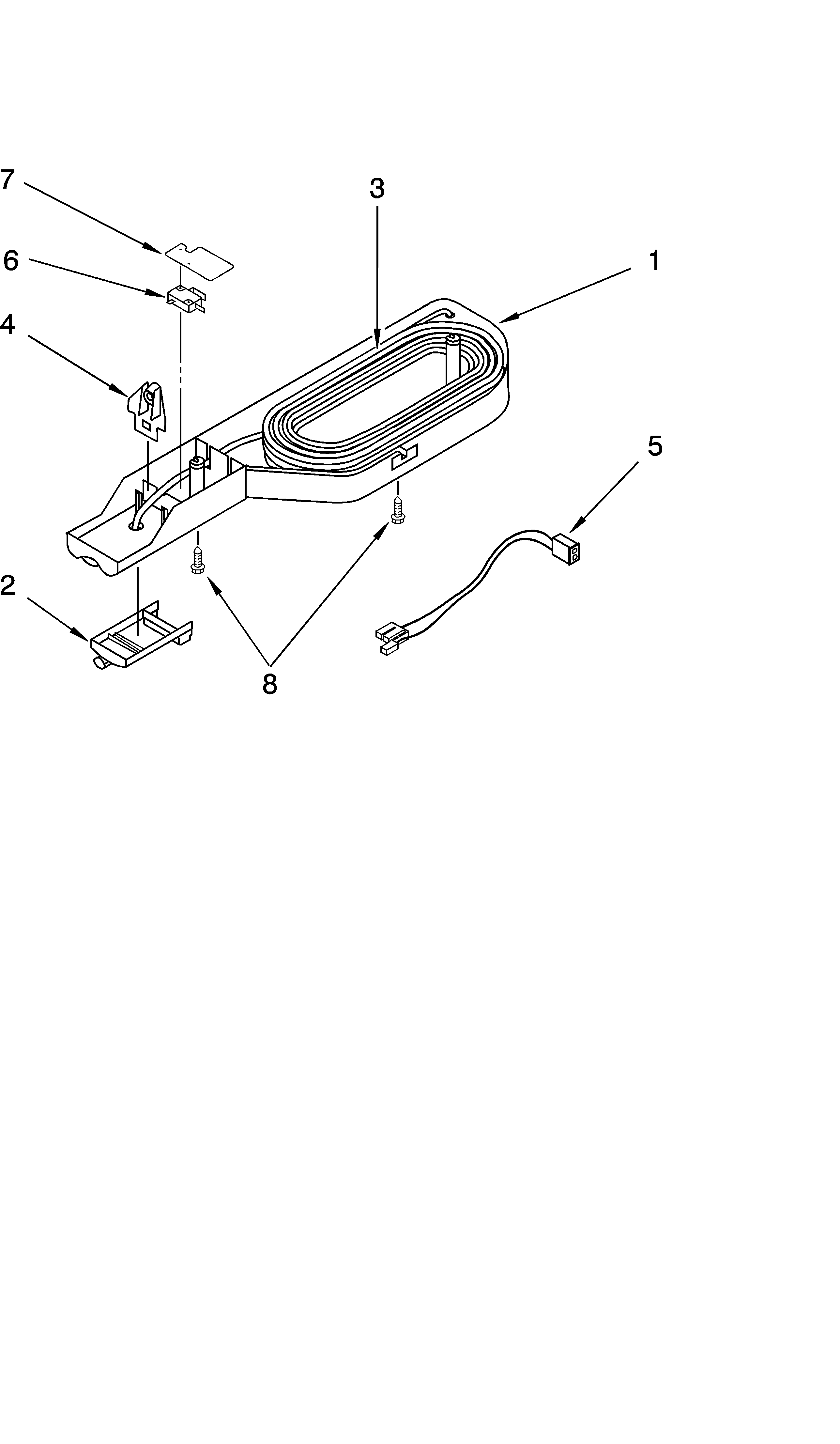 Whirlpool ET9FHTXMQ00 water dispenser parts, optional parts diagram