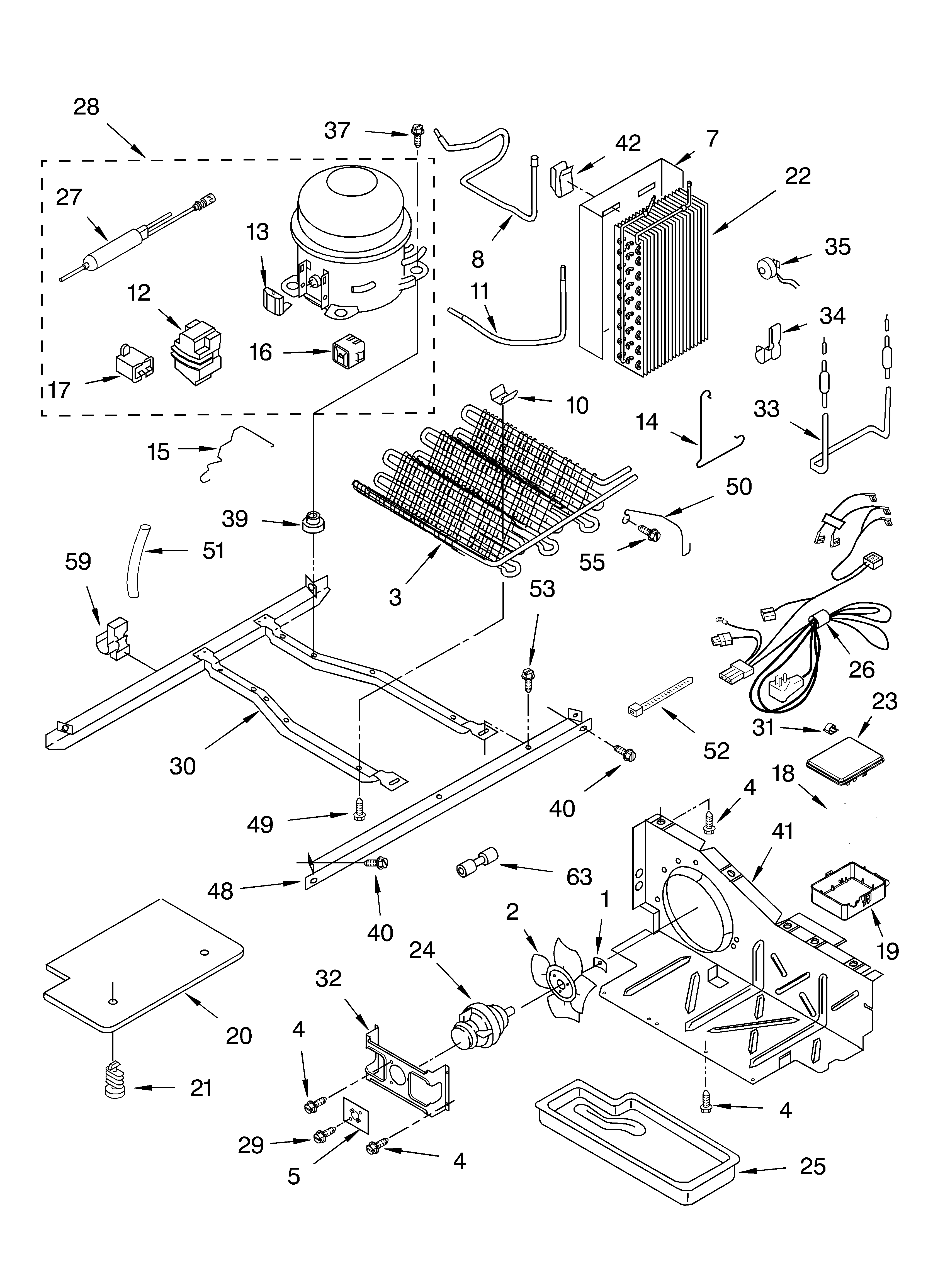 Whirlpool GS2SHEXMS00 unit parts diagram