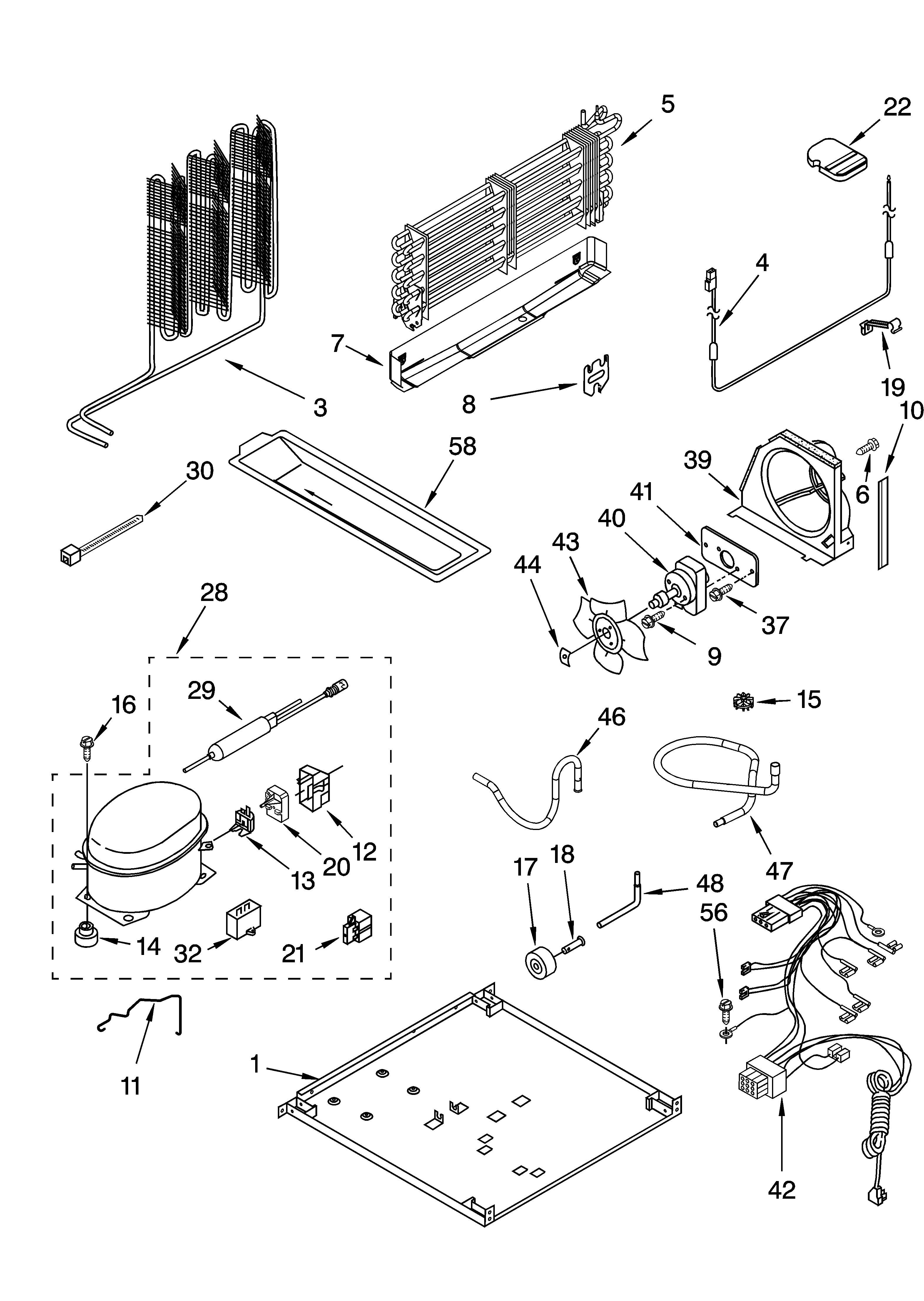 KitchenAid KTRC22EMBT00 unit parts diagram