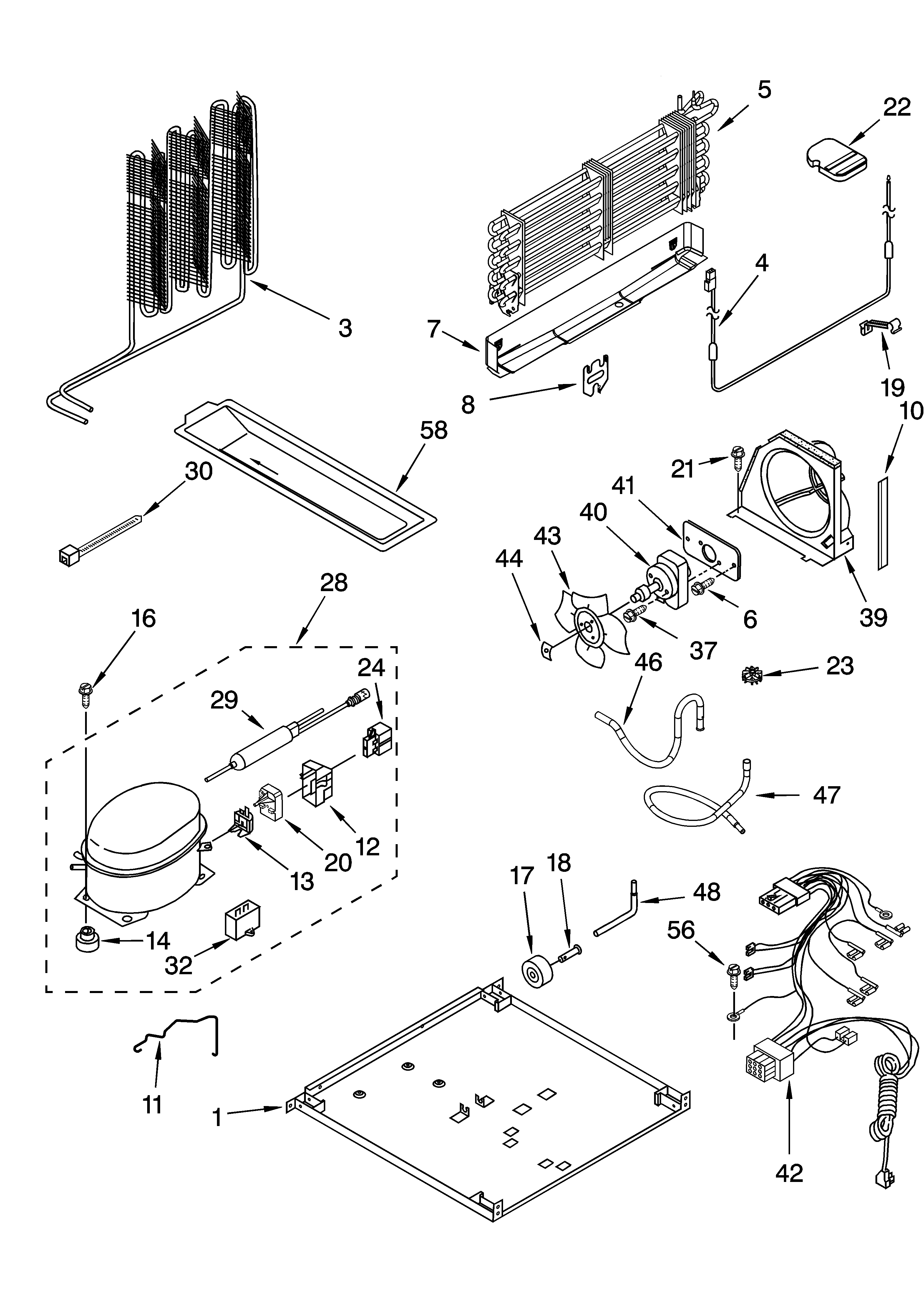 KitchenAid KTRC22KMBT00 unit parts diagram