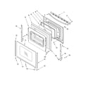 Whirlpool RF196LXMB0 door parts diagram