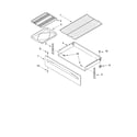 Whirlpool RF302BXKV2 drawer & broiler parts diagram