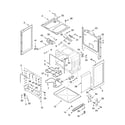 Whirlpool RF367LXMB0 chassis parts diagram