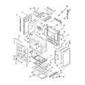 Whirlpool SF196LEMB0 chassis parts diagram