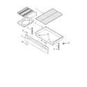Whirlpool SF196LEMB0 drawer & broiler parts diagram