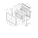Whirlpool SF196LEMB0 door parts, miscellaneous parts diagram