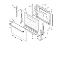 Whirlpool SF315PEMB0 door parts, miscellaneous parts diagram