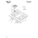 Whirlpool SF380LEMQ0 cooktop parts diagram