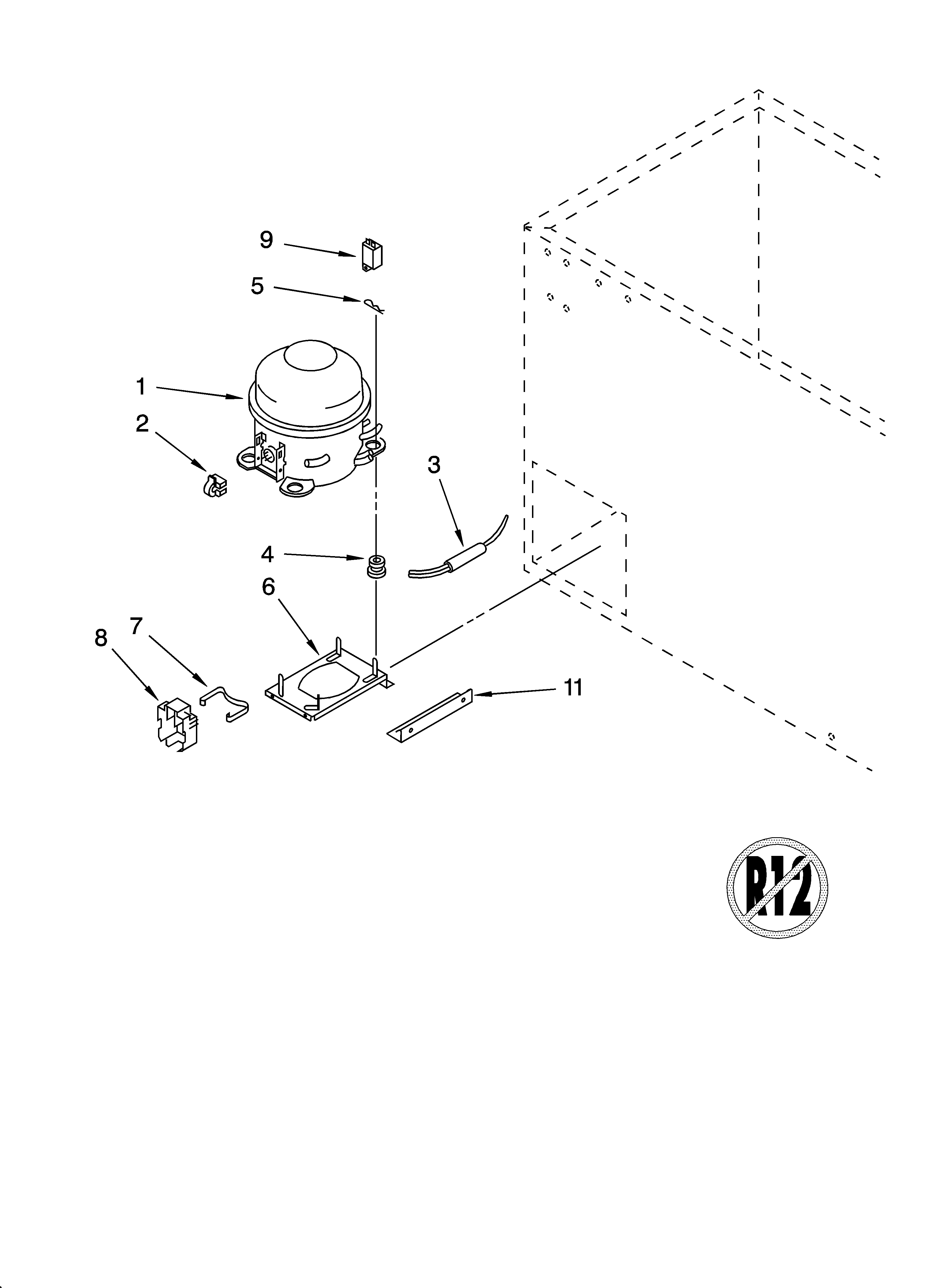 Whirlpool EH070FXMQ00 unit parts diagram