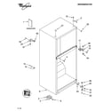 Whirlpool ET6CSKXKT01 cabinet parts diagram