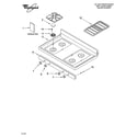 Whirlpool GS440LEMQ1 cooktop parts diagram