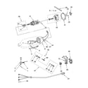 KitchenAid K5SS motor and control parts diagram