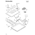 KitchenAid KECC567KSS02 cooktop parts, miscellaneous parts diagram