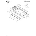 Whirlpool SF303PEKQ2 cooktop parts diagram