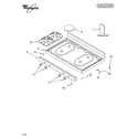 Whirlpool SF315PEMW1 cooktop parts diagram