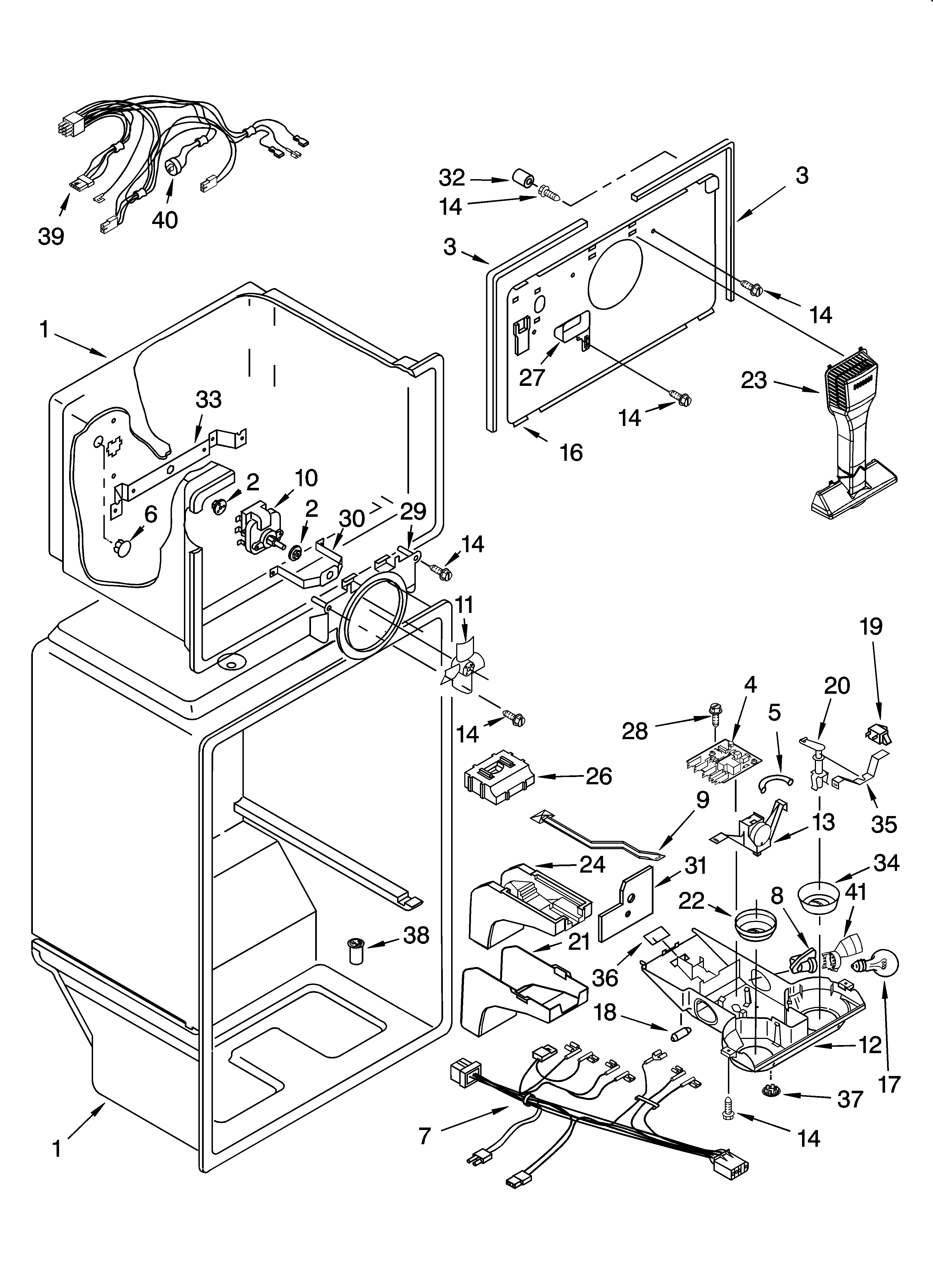 Kirkland 7ST21HPXLQ01 liner parts diagram