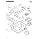 KitchenAid KECC568MSS00 cooktop parts, miscellaneous parts diagram