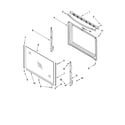 Whirlpool RF302BXKQ0 door parts, miscellaneous parts diagram