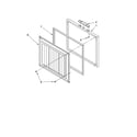 Whirlpool EH050FXMQ02 door parts diagram