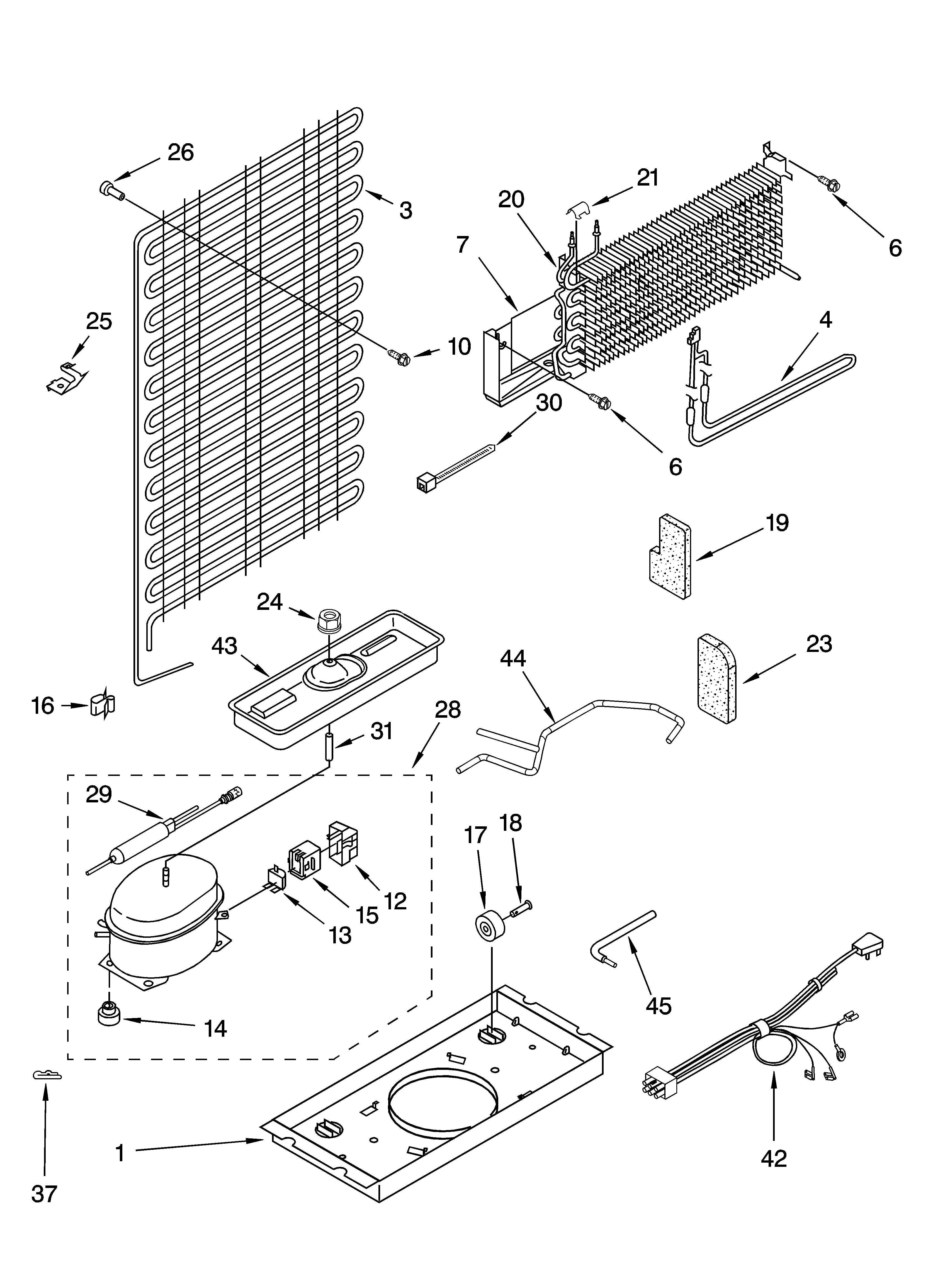 Kirkland ST14CKXKQ03 unit parts diagram