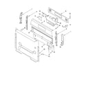 Whirlpool GS465LELS1 control panel parts diagram