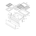 Whirlpool GS465LELS1 drawer & broiler parts, miscellaneous parts diagram