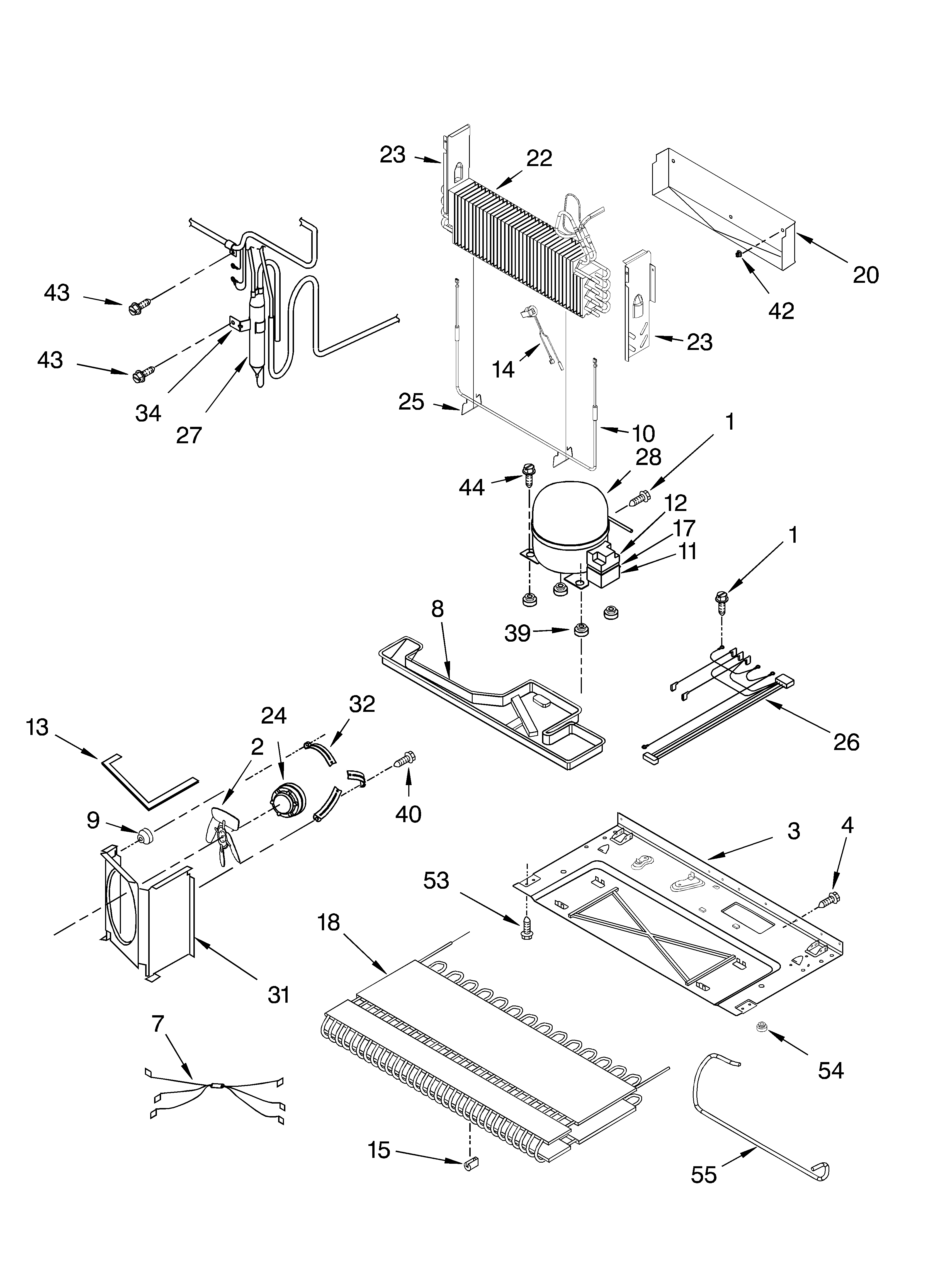 KitchenAid KBRA20ELBT00 unit parts diagram