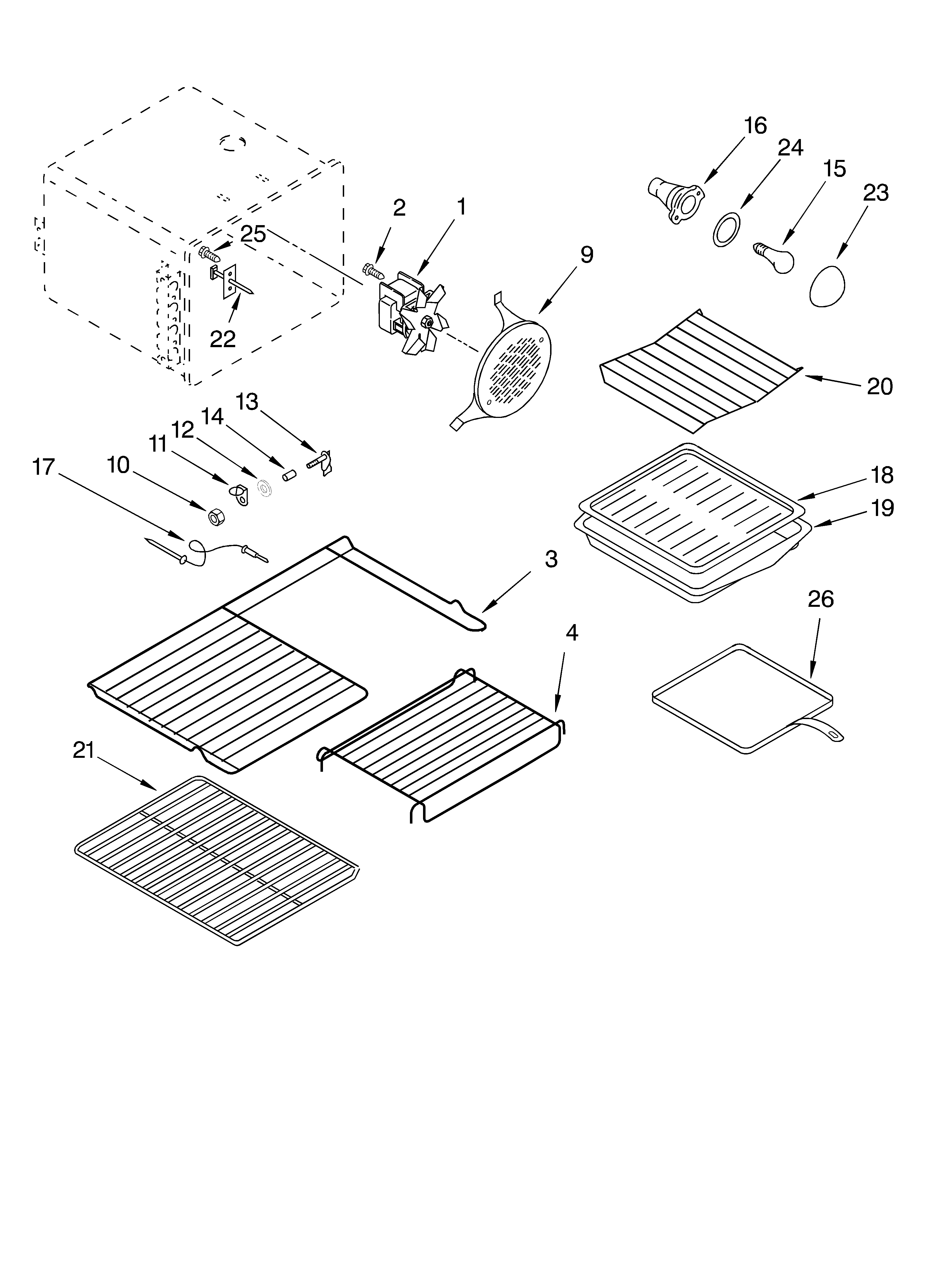 KitchenAid KGRC707LBL0 oven parts diagram