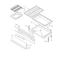 Whirlpool SF379LEKS2 drawer & broiler parts diagram